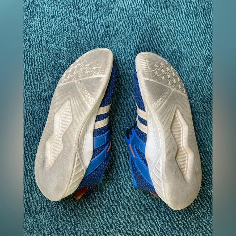 Runside - size 13 boys blue running tennis shoes - used condition see pics